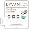 KYVAN KYVAN Soothing Coconut Lip Balm - 3 Pack, USDA Certified Organic, Paraben Free, .15 oz each
