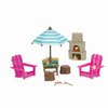 Li’l Woodzeez – Toy Patio – Doll Furniture – Playhouse Accessories – Playset for Kids – 3 Years + – Outdoor Patio Set