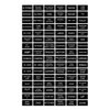 BLACK Marine Boat Dash Board Switch Instrument Panel Decal Sticker Labels Sheet Light Switch Fuse Description button Boating Fishing Horn GPS LEDS motor CD Radio Blower Fan Port