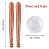 AHQiZFX 3 Pcs Baseball Beach Ball Baseball Bat Inflates, Including Beach Ball Baseball and 2 Pcs 30 Inch Inflatable Baseball Bat, Baseball Party Favors for Pool Beach Sports Game