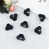 Small Hair Clips for Women Girls Kids, Tiny Hair Claw Clips for Thin/Medium Thick Hair, 1.5 Inch Mini Hair Jaw Clips Matte Octopus Clip Nonslip Spider Clip with Gift Box (Black)