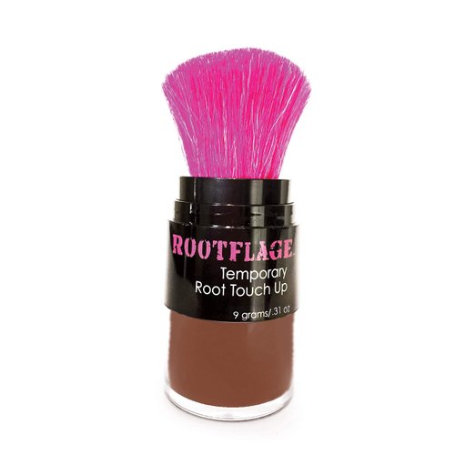 Rootflage Root Touch Up Hair Powder - Temporary Hair Color, Gray Coverage, Thinning Hair Filler, Dry Shampoo, Eyebrow Filler (07 Medium Brown, Medium Brown) .31 oz, 2 Count