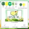 Jollyboom Golf Theme Party Decorations - Golf Theme Balloon Arch with Lets Partee Backdrop Banner for Masters Golf Birthday Party Decorations, Kids Birthday Adult Birthday Celebrating