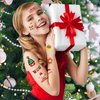 Holiday Temporary Tattoos for Kids Girls Boy Adults, American Holiday Tattoos Stickers, Holiday Party Favors Gifts, Holiday Stocking Stuffers for Kids, Holiday Goodie Bag Stuffers (CHRISTMAS 2)