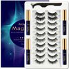 Alcastar Magnetic Eyelashes Natural Look,Magnetic Lashes With Eyeliner,magnetic eyelash kit,Easy Reusable Magnet Lashes,Waterproof, Long Lasting,Cruelty Free,10 pairs