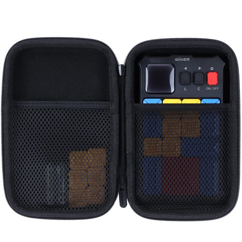Lebakort Storage Case Compatible with GiiKER Super Slide Puzzle Games Original 500+ Challenges Brain Teaser Puzzle Toys Kids Teens (Black Case)