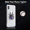 Allengel Spider Phone Ring Holder Stand, Animal Phone Ring Finger Grip Rhinestone Phone Kickstand for All Smartphone (Purple)