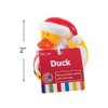 Fun Express Vinyl Holiday Rubber Duckies | 12 Count | Great for Party Favors, Children's Birthday Bash, Holiday Celebrations