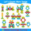 Tsomtto Montessori Toys for 1 2 3 4 5 Year Old Boys Girls Toddler 1-3 Preschool Learning Activities 30 Pcs Stacking Building Blocks STEM Stackable Educational Sensory Easter Gifts for Kids Age 1-2 2-4