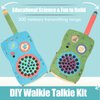 STEM Toys for Boys Girls Age 5-7 8-13 Science Kits for Kids Age 8-10 8-12 12-14 Kids Walkie Talkies Christmas Birthday Gifts for 6 7 8 9 10 11 12 13 14 15 Years Old Girls Boys Teens DIY Building Kit
