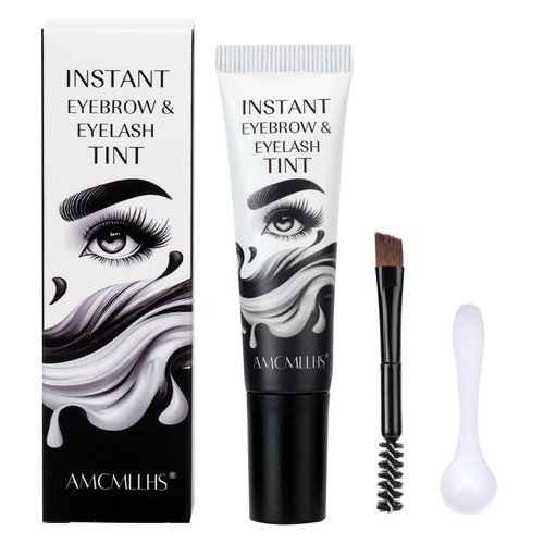 Eyelash Tint,Instant Eyebrow Color,Instant Brow Dye Kit,Lash Tint,Eyebrow Dye,Professional Makeup Tinted Eyebrow Mascara,eyeBrow Color with Natural Effects,Safe & Easy to Multiple colors