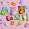 JOYIN 30 PCS Valentines Cards with Animals Erasers and Clean Up Roller for Valentine Party Favor, Classroom Exchange Prize, Valentine’s Greeting Cards