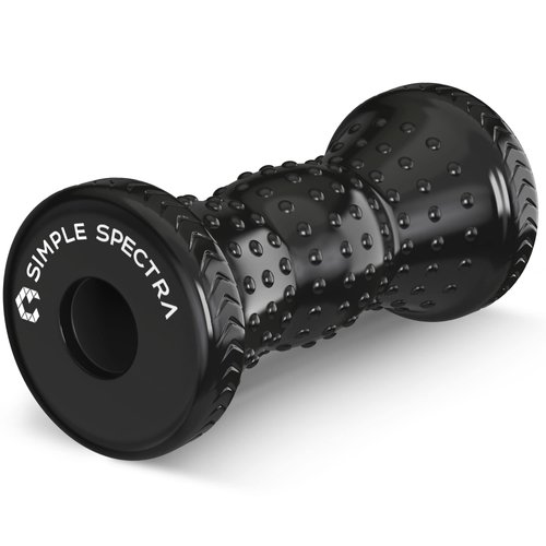 Foot Massager Roller - Ergonomic Designed Massage Tool for Muscle Pain Relief from Plantar Fasciitis | Best for Trigger Point Release, Acupressure Reflexology with eBook Guide
