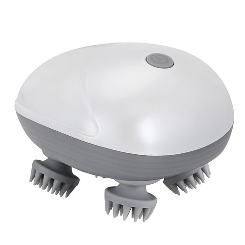 TCRAYCH Electric Head Scalp Massager, Handheld Cordless Pet Massager for Dog and Cat, Portable Waterproof Head Scratcher Massager for Hair Growth Stress Relax