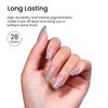 MAYCHAO 15ML Light Green Glitter Gel Nail Polish 1Pc Green Shimmer Gel Polish Soak Off UV LED Nail Polish Nail Art Starter Manicure Salon DIY at Home, 0.5 OZ