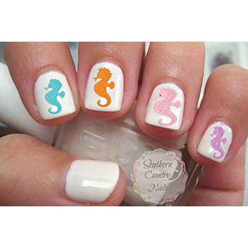 Seahorse Set 2 Nail Art Decals