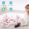 My OLi 24'' Unicorn Cooling Stuffed Animal Pillow Coolable Stuffed Unicorn Pillow Soft Chill Plush Hugging Pillow Plush Toys Gift for Kids Adults