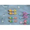 Summer Crystal Enchanted Mermaid & Sea Life Barrette Hair Clips For Girls - Stylish Hair Accessories for Everyday, Birthday and Parties (4Pcs Mermaid Sealife)