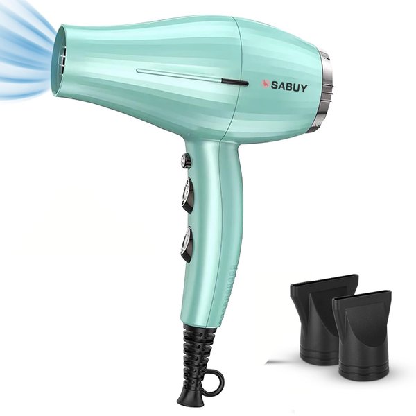 Hair Dryer, Professional Salon Blow Dryer with 2200W Powerful Ceramic Ionic, with Hair Care Fast Drying Constant Temperature Low Noise AC Motor Curly Hairdryer for Women Men