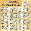 Partywind 265 Styles (30 Sheets) Glow Cars Kids Temporary Tattoos for Boys, Cars Birthday Decorations Party Supplies Favors, Car Tattoo Stickers for Boys Birthday Games Accessories