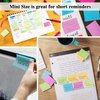 50 Pads Mini Sticky Notes 1.5X 2 inch, Small Self-Stick Note, Bulk Tiny Pads for Office, School, Home, 100 Sheets/Pad, 4 Pastel Colors, Pink, Yellow, Green, Blue