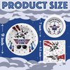 Outego Fighter Jet Pilot Party Decorations Set - 20 Packs Military Jet Party Plates and Napkins - Disposable and Stylish Fighter Jet Party Supplies for Birthdays and Events