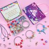 Charm Bracelet Making Kit,Jewelry Making Supplies Beads,Unicorn/Mermaid Crafts Gifts Set for Girls Teens Age 6-12