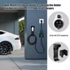 Newruiheng EV Charger Holder and Control Box Holder Set, Wall-Mount Electric Vehicle Charger Storage, Nozzle Holster Dock and Cable Organizer Combination for SAE J1772 Connector