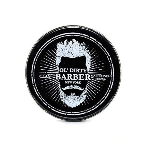 OL' DIRTY BARBER NYC Styling Clay For Men - Strong Hold Water Base Clay for Matte Finish | Long Lasting for All Hair Types - Hair Wax Clay