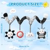 AJsupojouet Car Seat Toys Hanging and Stroller Toys for Babies 0-6 Months，High Contrast Baby Toys for Newborn 0 3 Months Brain Development,Black and White Baby Toys for Crib Mobile，Infant Ideal Gift