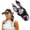 DINPREY Long Pretied Head Scarves for Women Bandana Turban Hat Chemo Cancer Headscarf Headwraps Headwear for bald women hair wraps Hair Cover Hat (3 PCS Flower)