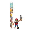 PLUS PLUS 3D Figure Building Block Set, Fun Stem Toys for Kids, 70 Interlocking Pieces - Pirate Mini Maker Tube