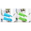 4 Pair Waterproof Reusable Dishwashing Nitrile Gloves for Car-washing Laundry Household Cleaning Medium