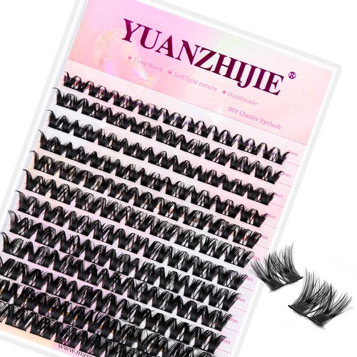 Lash Clusters Self-Application DIY Lashes Individual Lashes 3D Effect Segmented Lashes Natural Soft Wispy False Eyelashes BY YUANZHIJIE（style-81-0.07-D-MIX）