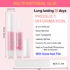 MUSILAN Nail Gel Glue,Nail Glue for Press on Nails 40PCS Ultra Quick Nail Glue for Acrylic Nails,Super Strong Nail Gel Glue for Fake Nail Tips Professional Nail Tip Glue for Broken Nails 0.07OZ/PCS
