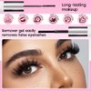 2 in 1 Eyelash Glue & Glue Remover, Long Lasting Waterproof Eyelash Glue, Eyelash bonding and Sealing, Eyelash bonding and Sealing for Eyelash Extensions Cluster Eyelash Glue, Eyelash Extension Glue