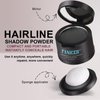 Instantly Hairline Powder,Root Cover Up Hairline Shadow Powder, Root Touch Up Hair Powder,Quickly Conceals Hair Loss, Eyebrows, Beard Line,Coverage Hair Powder for Thinning Hairline-Black