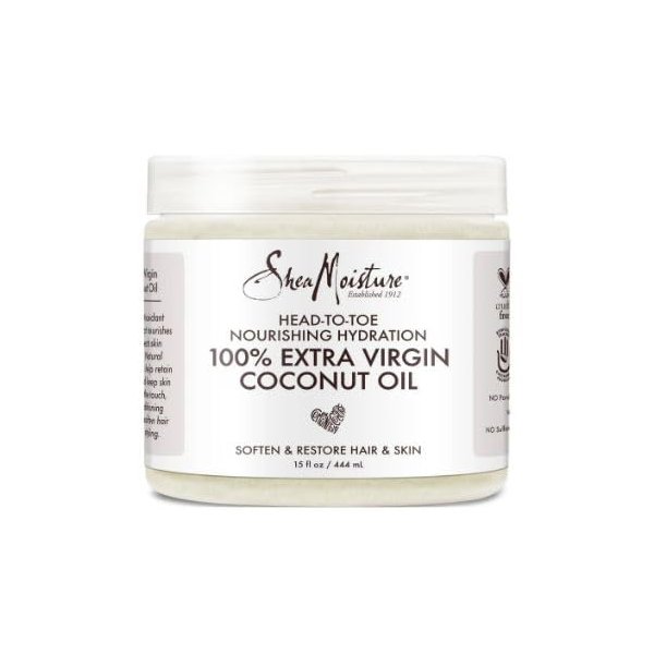 Generic S'hea_Moisture Extra Virgin Coconut Oil Hair and Skin Lotion, 15 fl oz (pack of 1), White