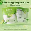ELOVATE 15 Zero Sugar Electrolyte Drink Mix - Balanced Hydration Mix - Electrolytes Powder - Fine Powder Hydration Packets for Travel, Workout & More - 3g Per Stick (Lime Mint Flavor, Pack of 25)