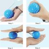 Hand Exerciser Ball Finger Squeeze Balls Grip Strengthener Trainer Stress Relief Ball for Improve Flexibility Relieve Finger and Wrist, for Rehab, Arthritis, Carpal Tunnel,Hand Physical Therapy