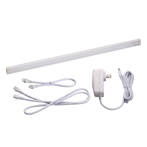 BLACK+DECKER LEDUC18-1CK Dimmable Linkable LED Shop Light with Motion Sensor and Magnetic Option, 10.5W, 780 Lumens, 4000K, 18", Cool White