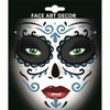 Day of the Dead Face Gems Jewels Stickers Halloween Self Adhesive Face Glitter Stickers Sugar Skull Costume Makeup Festival Stick on Rhinestone Stickers Temporary Tattoos Jewelry for Women/Men/Adults