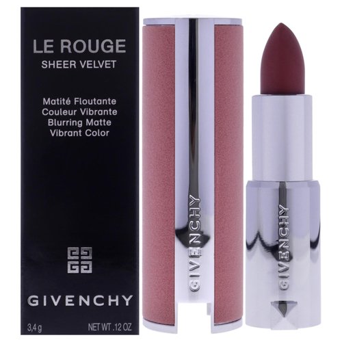 Givenchy Le Rouge Sheer Velvet Matte Lipstick - N27 Rouge Infuse for Women - 0.11 oz Lipstick