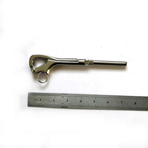 JingYi JY-Marine Pelican Hooks Quick Release Shackle Stainless Steel 316 Marine Grade Sailing Boat Yacht,Fits 5/32" Stainless Steel Wire Rope Cable