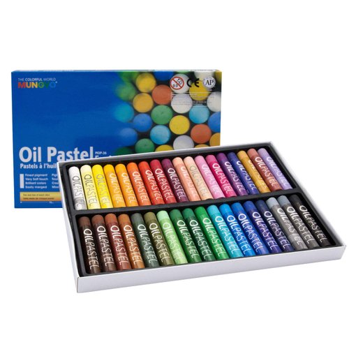 MUNGYO Oil Pastels MOP Series Chalk Art for Art Making (MOP36)