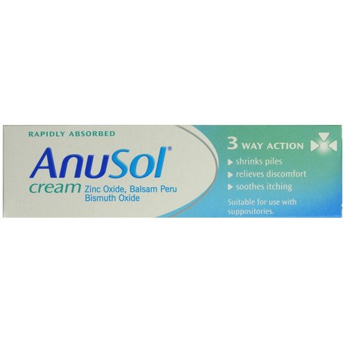 Anusol 43g SOY Cream - Whole Body Skin Moisturizer for All Skin Types, Damage Control &amp; Pore Treatment, 1.51 oz