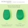 EcoTools Green Tea Bioblender, Compostable Makeup Blending Sponge, For Foundation & Base Coverage, Skin-Calming, Natural Infusion, Cruelty Free & Vegan, Packaging May Vary, 1 Count