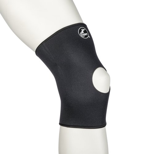 Cramer Basic Neoprene Patellar Support Compression Sleeve, Best Knee Support For Running, Sports Brace for Knees, Compression Leg Sleeves for ACL & MCL Strain or Pain, Runner's Knee Cap, Black