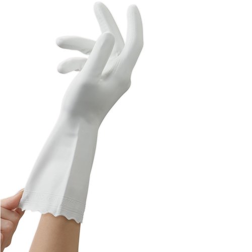 Mr. Clean, 243032 Bliss, Small Latex Free, Vinyl, Soft Ultra Absorbent Lining, Non- Slip Swirl Grip Gloves, (Small)