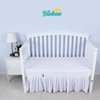 Zippered Crib Mattress Protector - Waterproof Crib Mattress Encasement, Breathable and Absorbent, 6 Sides Fully Encased Crib Mattress Cover.